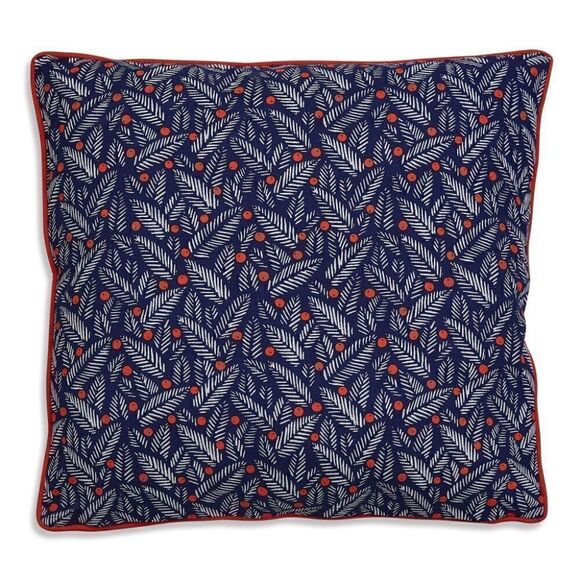 NEW! Farmhouse Whimsical Merry Christmas Throw Pillow Holiday Country Shabby - Picture 2 of 2